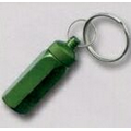 Hex Capsule Container with Key Ring